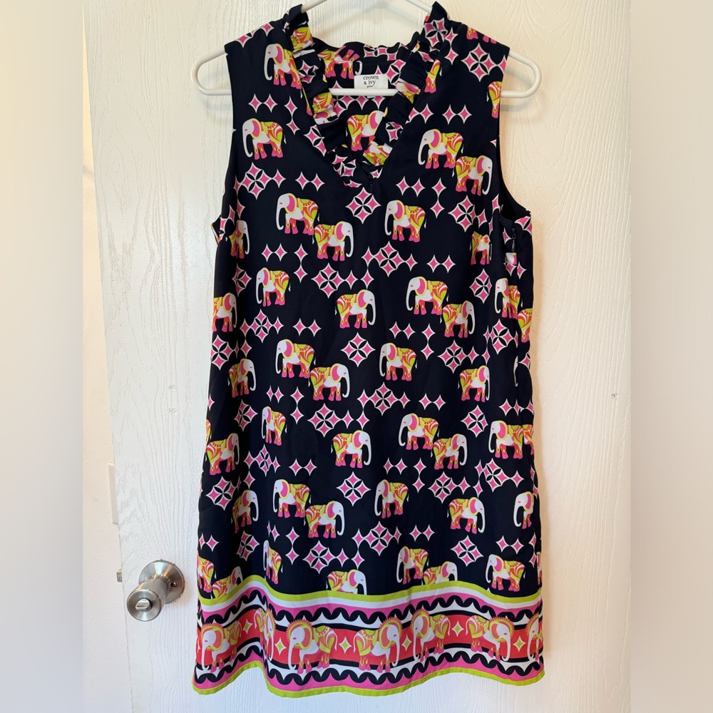 Crown & Ivy Petite dress with pockets sz 6P